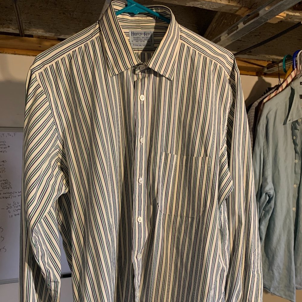 Hilditch & Key Vintage Striped Dress Shirt